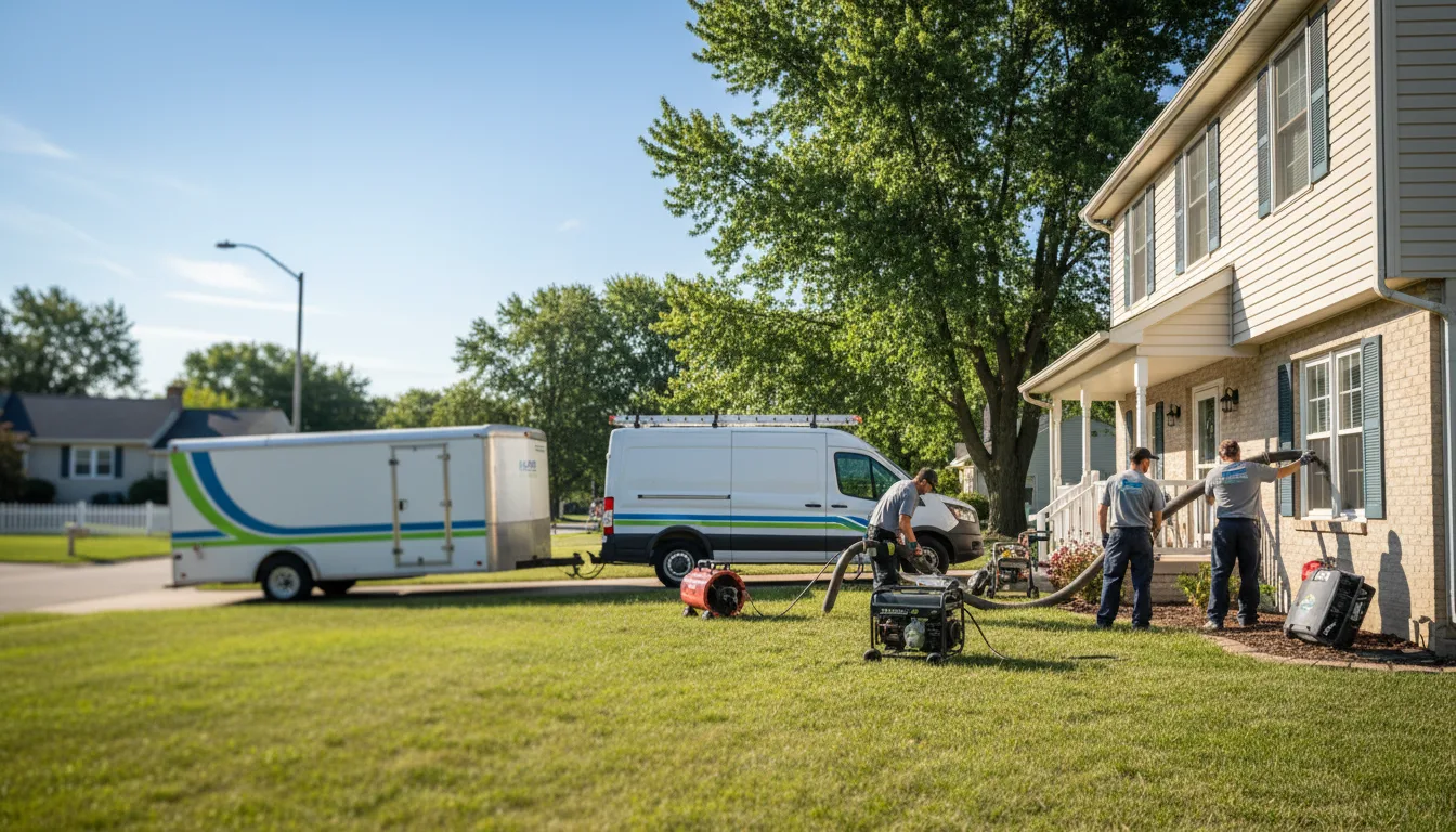 Flooded Basement Restoration And Cleanup With Repair in Mason City, NE near me